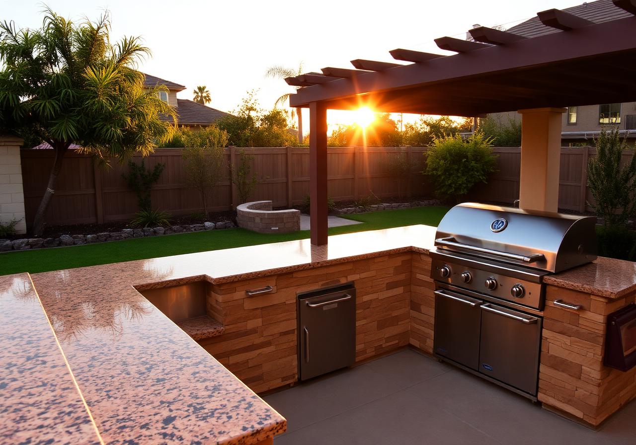Backyard Kitchen — Granite Bay